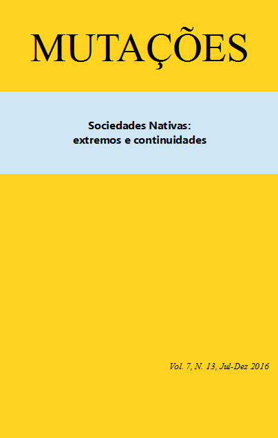 					Visualizar v. 7 n. 13 (2016): Sociedades Nativas: extremos e continuidades
				