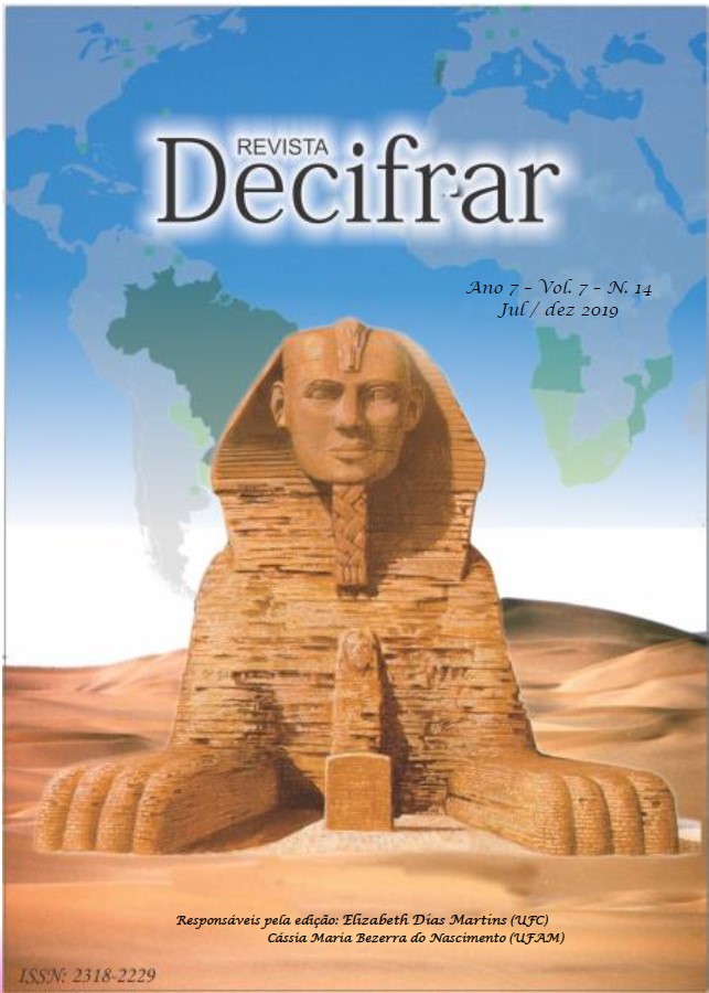 					Visualizar v. 7 n. 14 (2019): Revista Decifrar
				