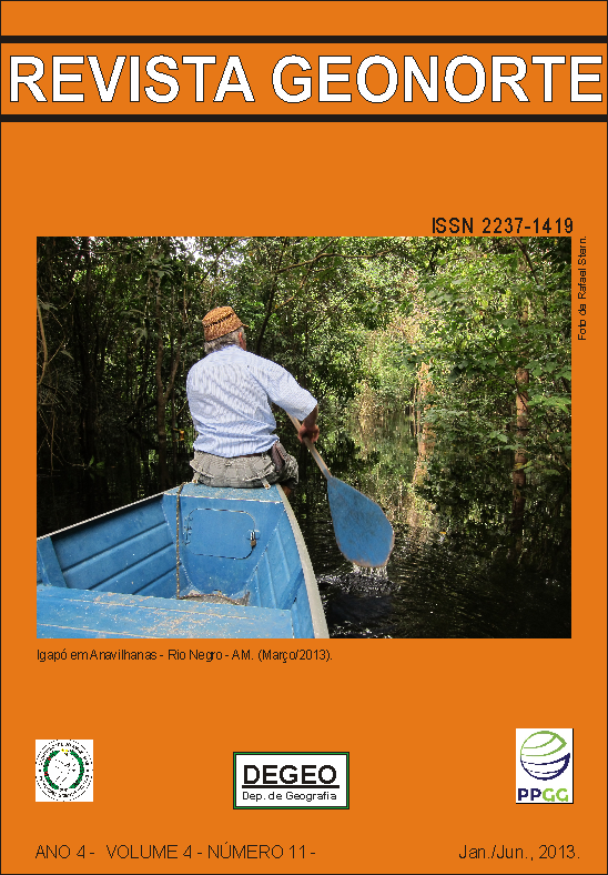 Revista do Departamento de Geografia e do Programa de Pós-Graduação em Geografia da Universidade Federal do Amazonas - UFAM. Boa Leitura.
