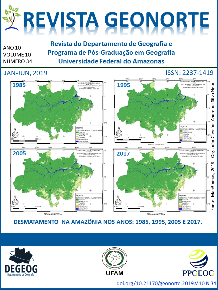 Elaborado por João Cândido André da Silva Neto. Fonte: MapBiomas, 2019.