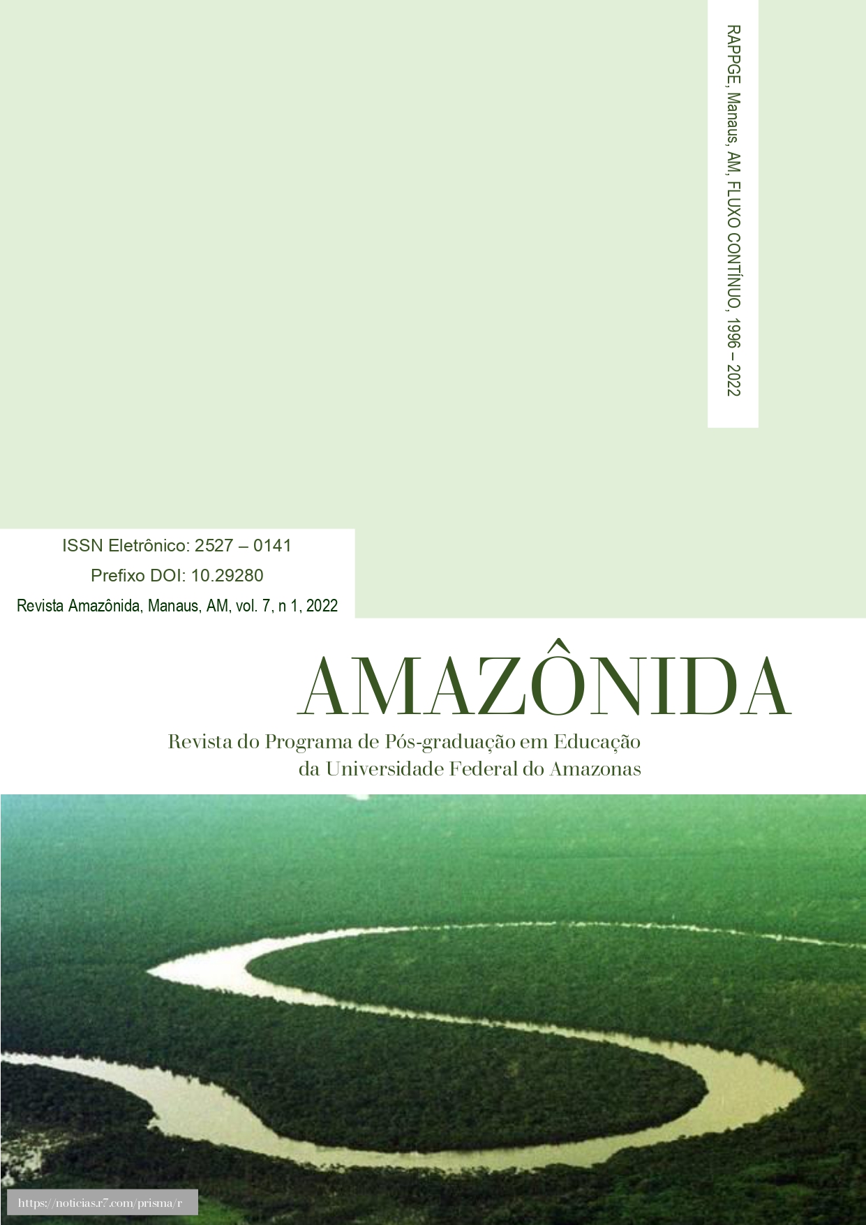 					Visualizar v. 7 n. 01 (2022): Revista Amazônida: Revista do Programa de Pós-Graduação em Educação da Universidade Federal do Amazonas
				