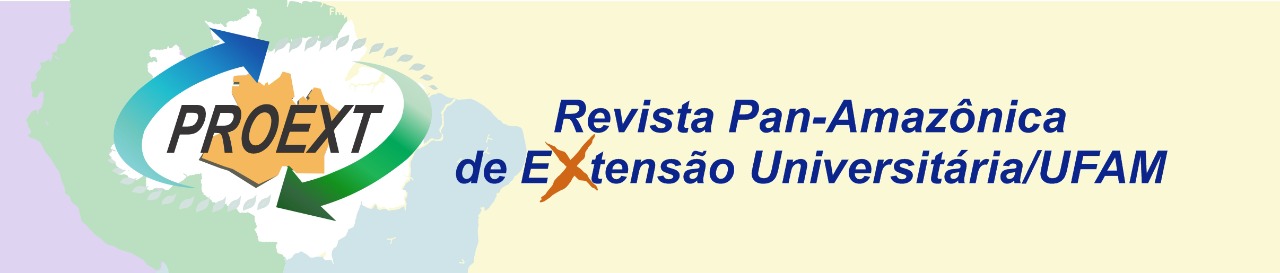 A Revista Pan_Amazônica de Extensão Universitária da UFAM  objetiva criar um espaço de divulgação dos resultados das ações de extensão universitária diante do preceito da indissociabilidade  com o ensino e a pesquisa reafirmando o diálogo e o compromisso com a sociedade dentro dos oito (8) eixos temáticos: Comunicação, Cultura, Direitos Humanos, Educação, Meio Ambiente, Saúde, Tecnologia e Trabalho.