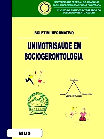 O Boletim Informativo Unimotrisaúde em Sociogentologia é um períodico quadrimestral da Faculdade de Educação Física e Fisioterapia (FEFF) da Universidade Federal do Amazonas (UFAM), aberto aos conteúdos das diferentes fases de desenvolvimento humano na área da Educação Física e Fisioterapia. Seu principal objetivo é a divulgação da produção do conhecimento no Brasil em todas as eferas da saúde que compete a atuação dos profissionais de Educação Física e Fisioterapia.